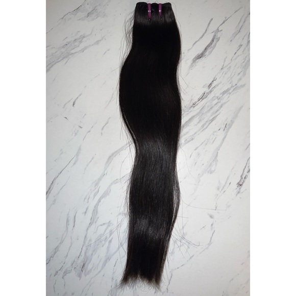 NATURAL STRAIGHT/ INDIAN TEMPLE 100% HUMAN HAIR